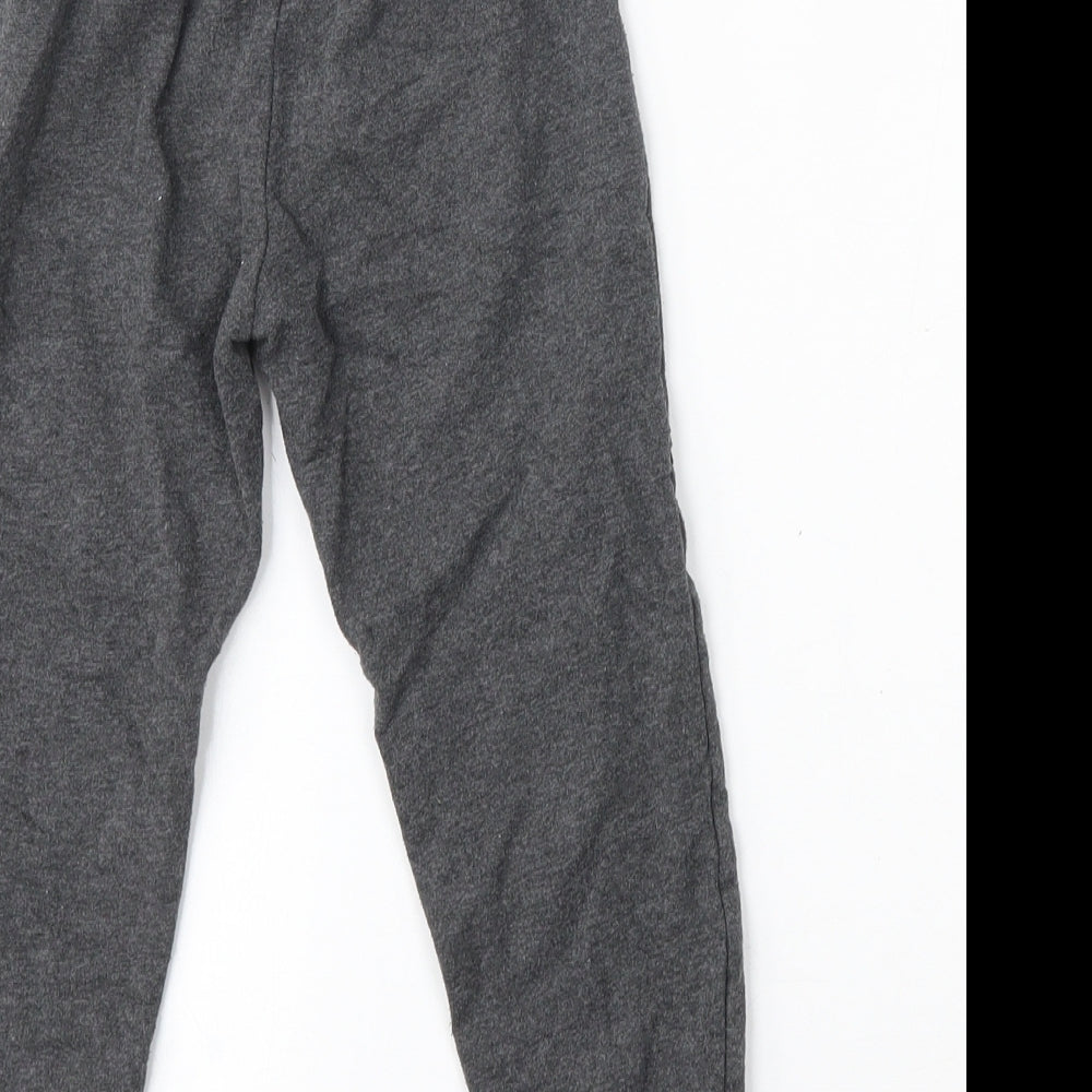 Jeff&Co Boys Grey  Polyester Jogger Trousers Size 3-4 Years  Regular Tie