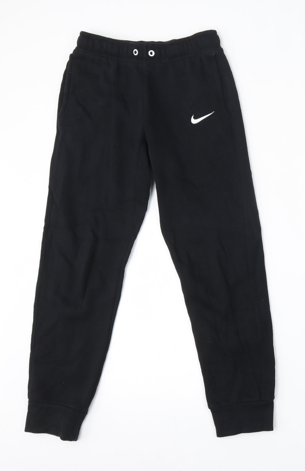 Nike Boys Black  Cotton Jogger Trousers Size 10-11 Years  Regular