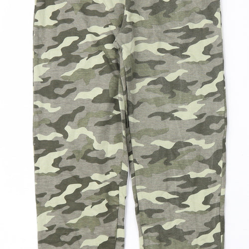 DKNY Girls Multicoloured Camouflage Cotton Jogger Trousers Size 8-9 Years  Regular