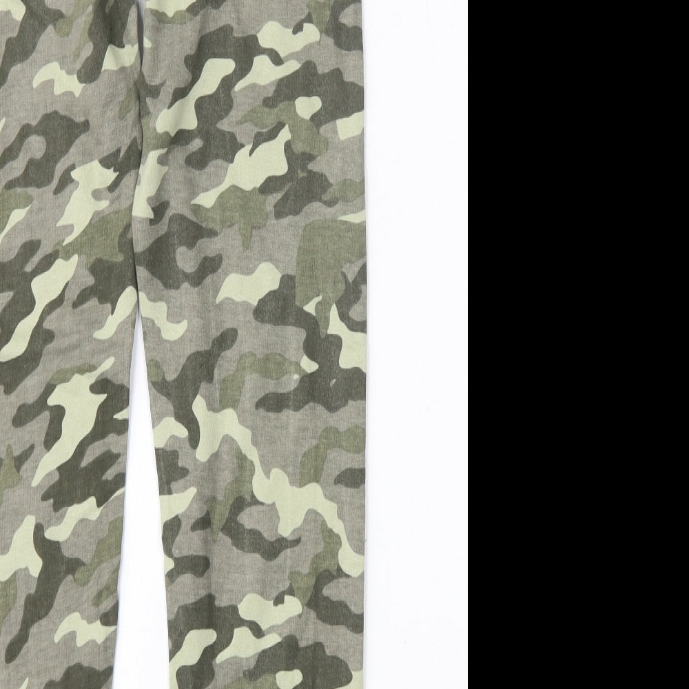 DKNY Girls Multicoloured Camouflage Cotton Jogger Trousers Size 8-9 Years  Regular