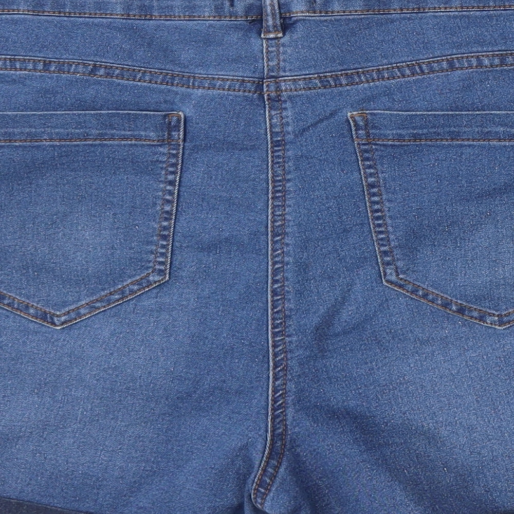 Studio denim Womens Blue  Cotton Boyfriend Shorts Size 16 L4 in Regular