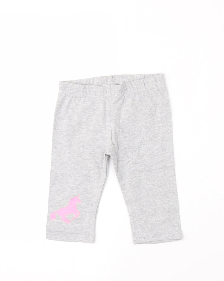 Pep&co Girls Grey  Cotton Jogger Trousers Size 18-24 Months