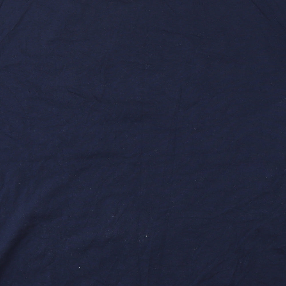 Diffuzed Mens Blue  Cotton  T-Shirt Size 3XL Round Neck  - Space Invaders