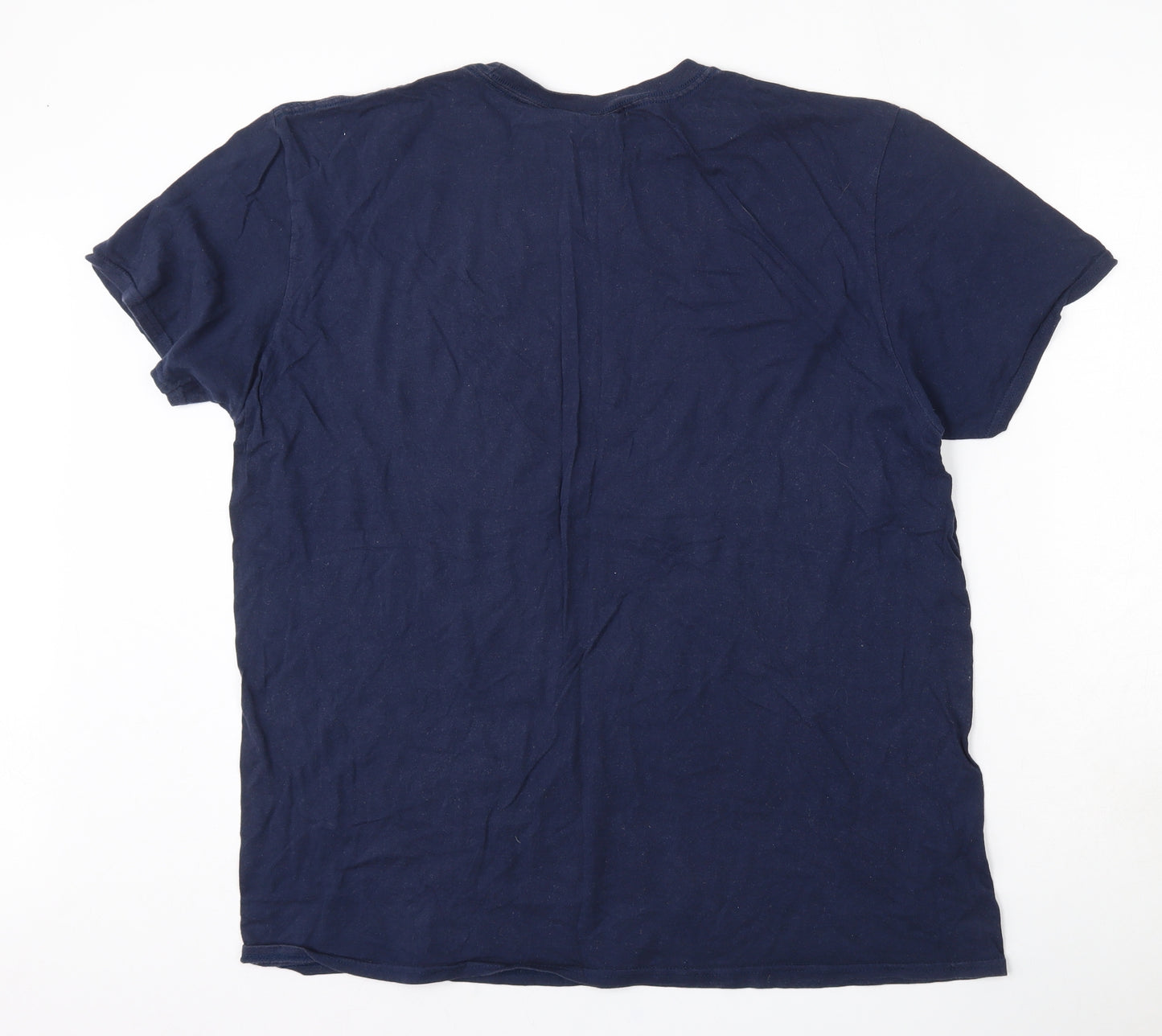 Teepublic Mens Blue  Cotton  T-Shirt Size XL Round Neck  - Painter print