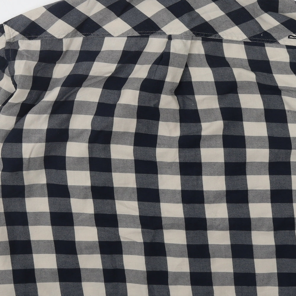Regatta Mens Multicoloured Plaid Cotton  Button-Up Size L Collared Button