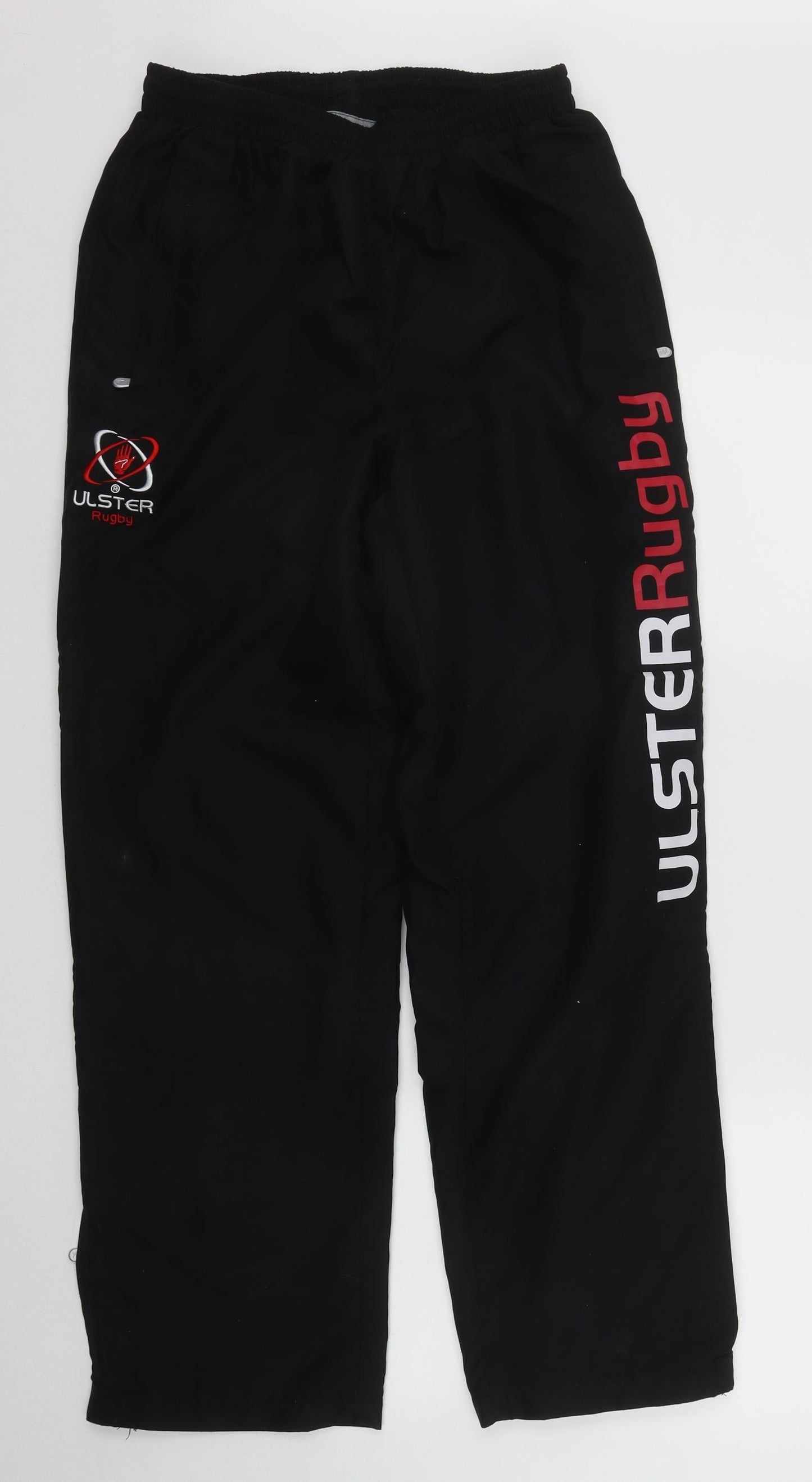 Kukri Mens Black  Polyester Jogger Trousers Size S L29 in Regular Drawstring