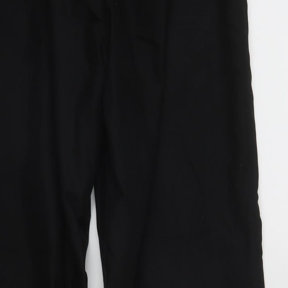 Kukri Mens Black  Polyester Jogger Trousers Size S L29 in Regular Drawstring