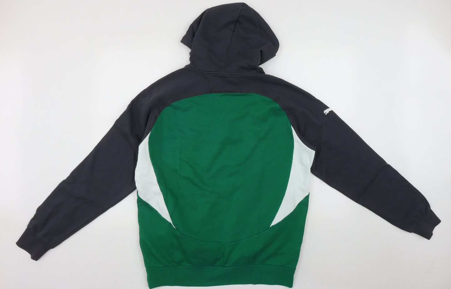 PUMA Mens Multicoloured  Cotton Pullover Hoodie Size L
