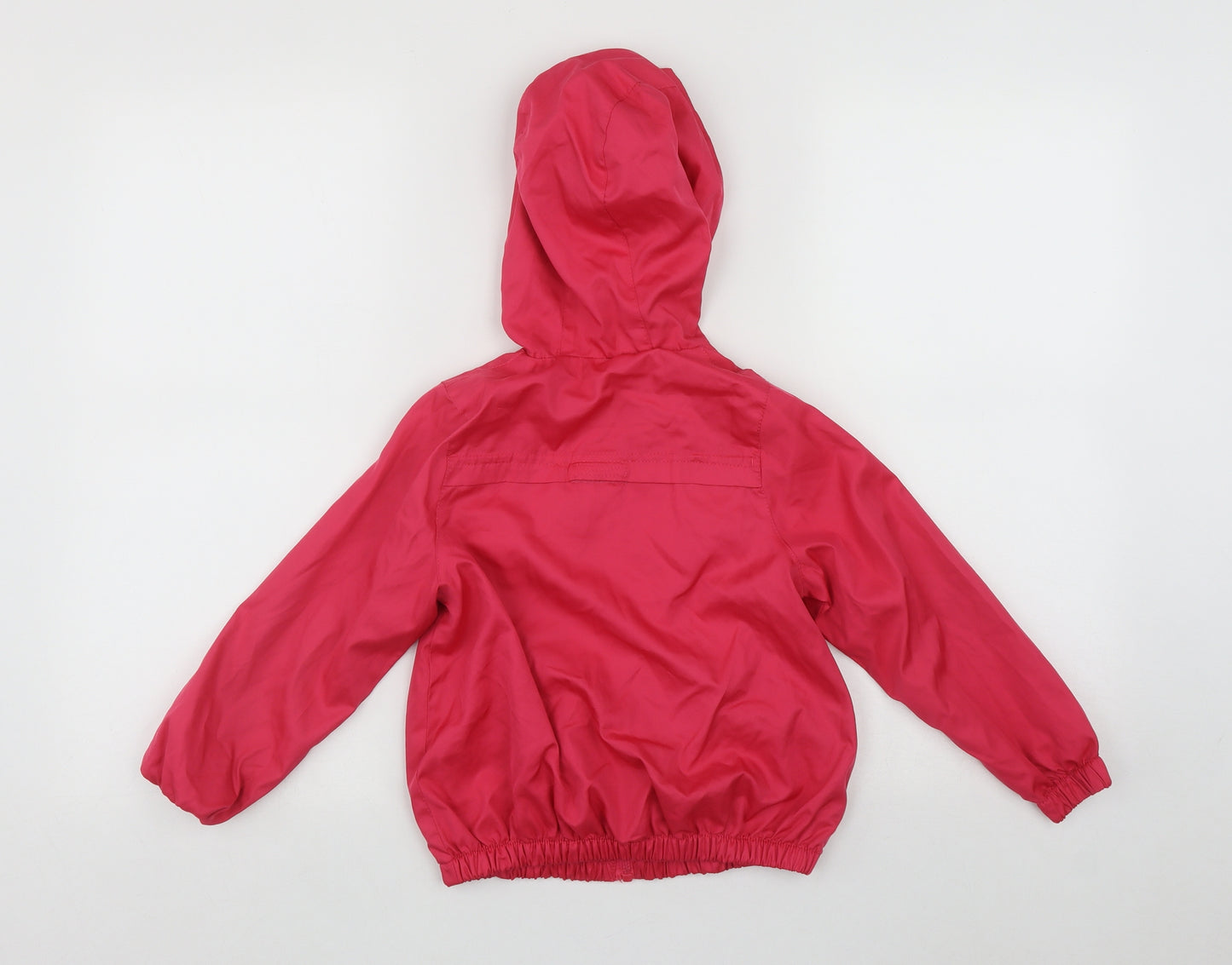 Miss E-vie Girls Pink   Basic Coat Coat Size 5-6 Years  Zip
