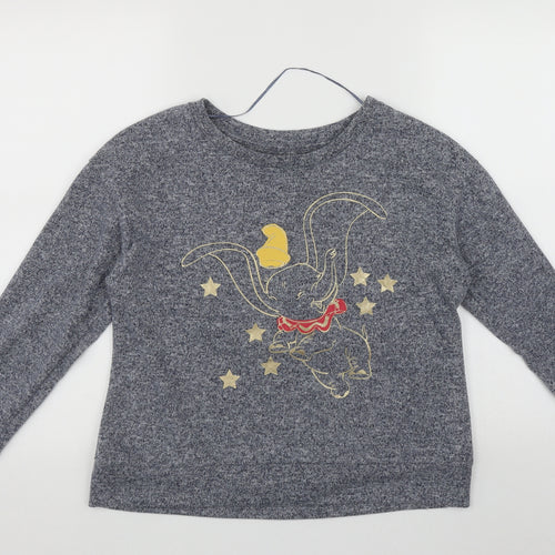 Disney Womens Blue Round Neck  Polyester Pullover Jumper Size S   - Disney Dumbo