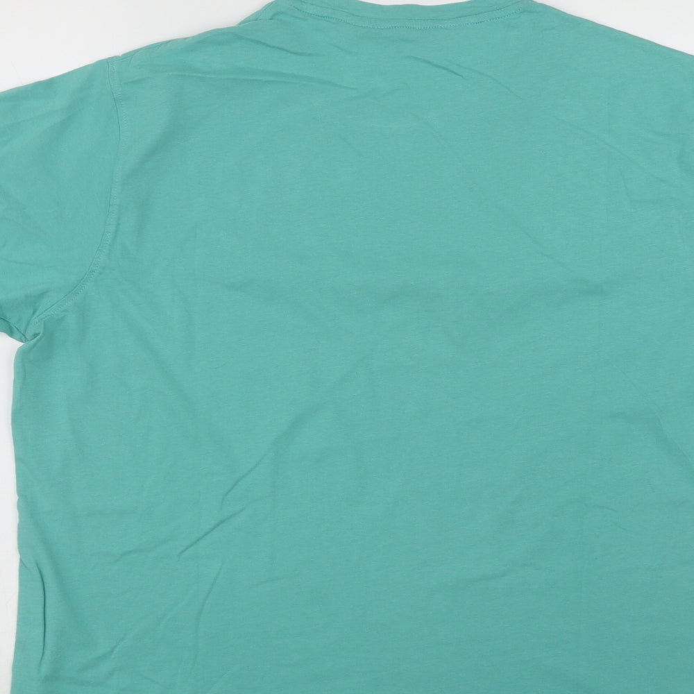 Regata Mens Green  Polyester  T-Shirt Size XL Round Neck