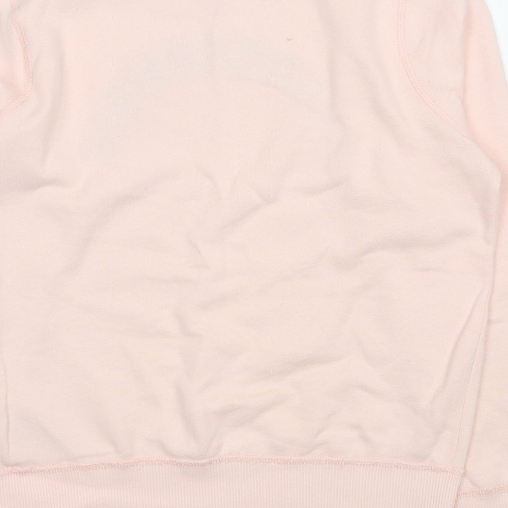 Abercrombie & Fitch Girls Pink  Cotton Pullover Sweatshirt Size 11-12 Years  Pullover