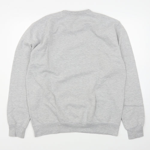 Preworn Womens Grey  Cotton Pullover Sweatshirt Size L  Pullover