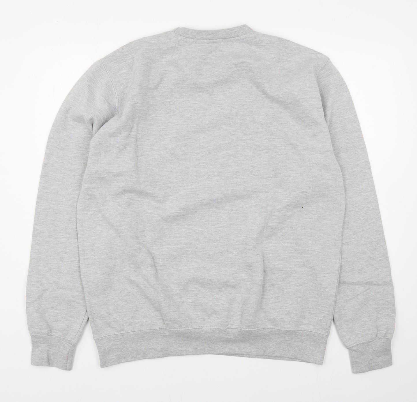 Preworn Womens Grey  Cotton Pullover Sweatshirt Size L  Pullover