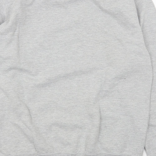 Preworn Womens Grey  Cotton Pullover Sweatshirt Size L  Pullover