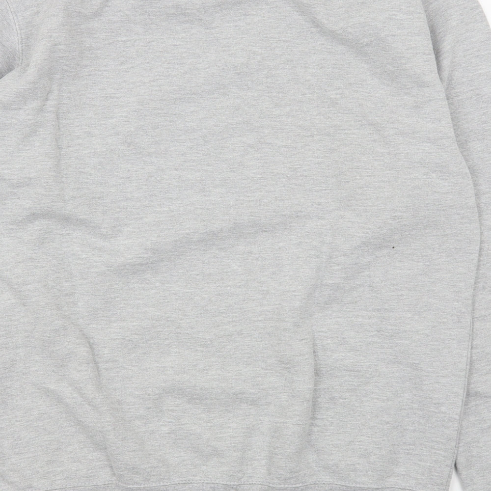 Preworn Womens Grey  Cotton Pullover Sweatshirt Size L  Pullover