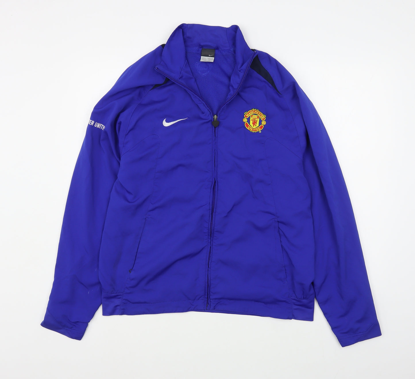 Nike Mens Blue   Jacket  Size M  Zip - Manchester United