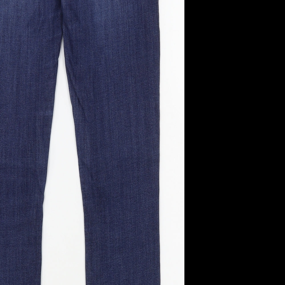 Gap Womens Blue  Cotton Straight Jeans Size 8 L30 in Regular Zip