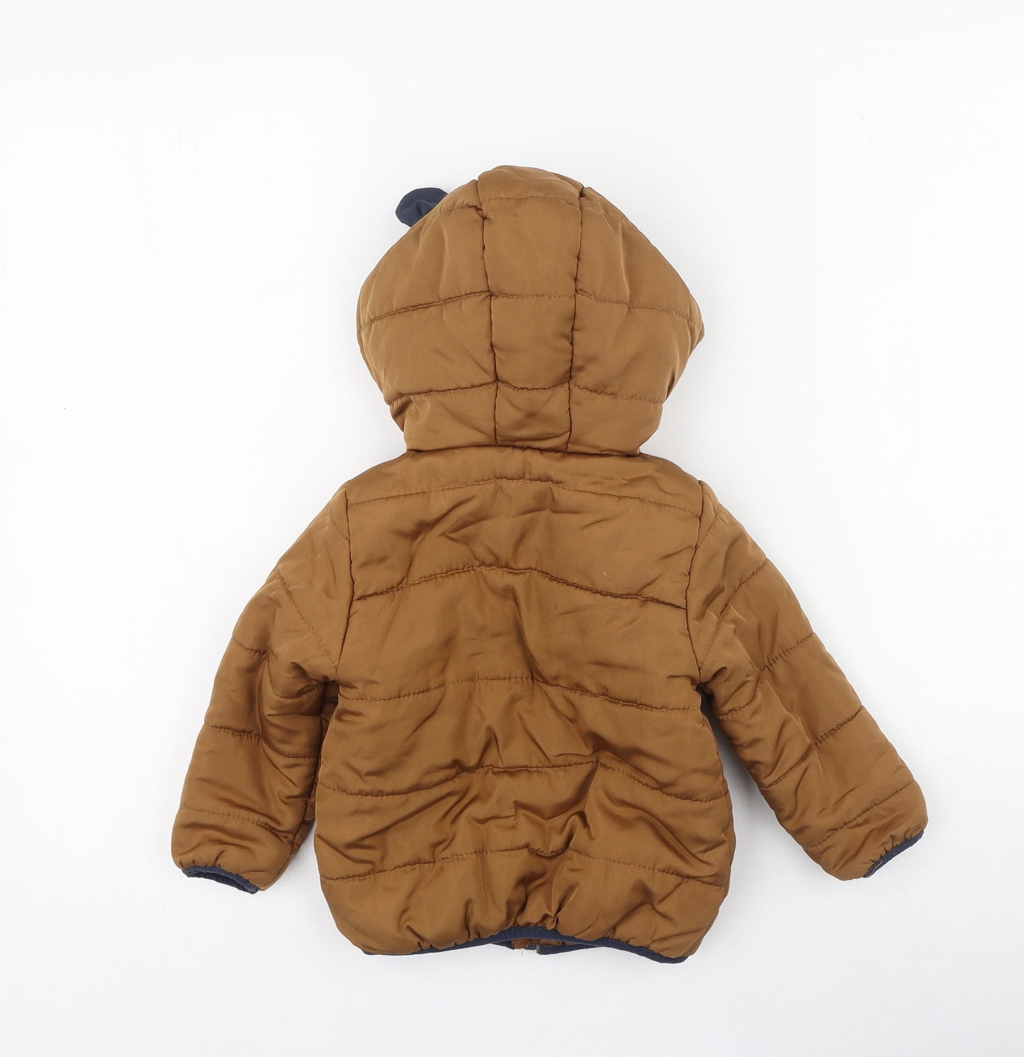 so cute  Brown   Puffer Jacket Coatigan Size 12-18 Months