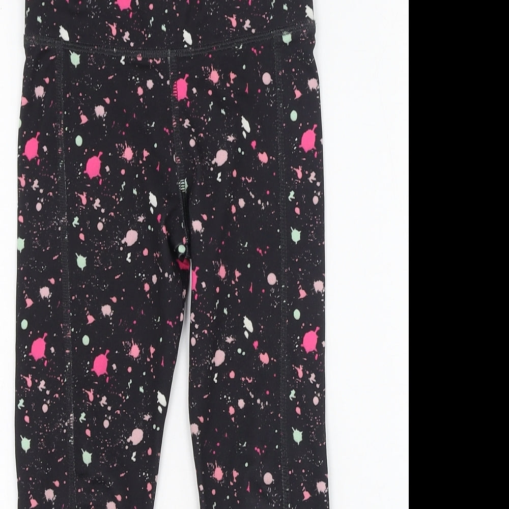 F&F Girls Multicoloured  Polyester Jegging Trousers Size 5-6 Years  Regular