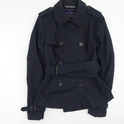 Jack Wills Womens Blue   Jacket  Size 8