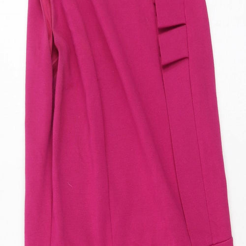 Gsuit Womens Pink  Viscose Bodycon  Size M  Round Neck