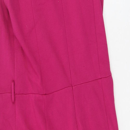 Gsuit Womens Pink  Viscose Bodycon  Size M  Round Neck