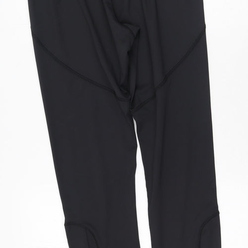 Primark Womens Black  Polyester Pedal Pusher Leggings Size L L29 in Regular