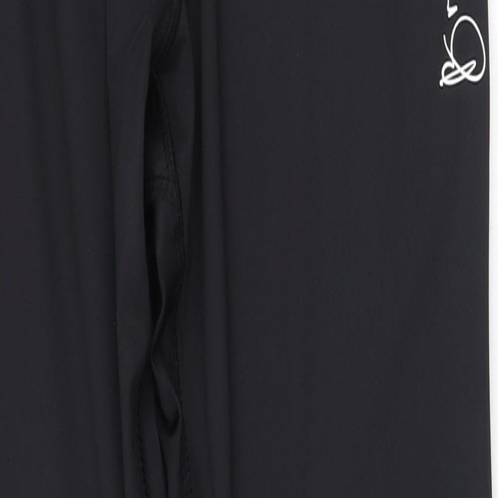 Primark Womens Black  Polyester Pedal Pusher Leggings Size L L29 in Regular