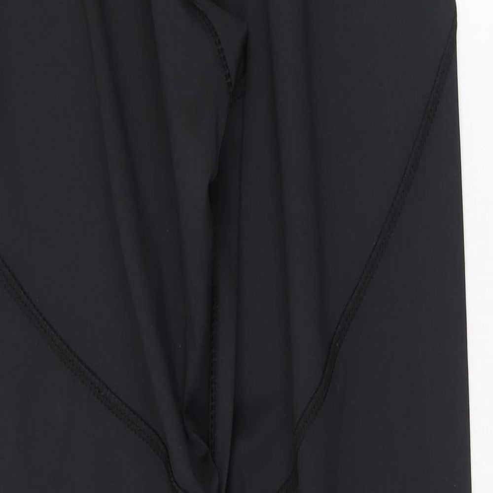 Primark Womens Black  Polyester Pedal Pusher Leggings Size L L29 in Regular