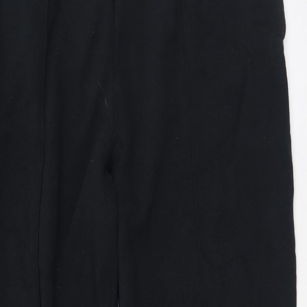 Marks and Spencer Womens Black  Cotton Jogger Trousers Size 20 L29 in Regular