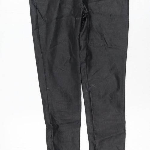 Vera & Lucy Womens Black  Polyester Jegging Trousers Size L L21 in Regular