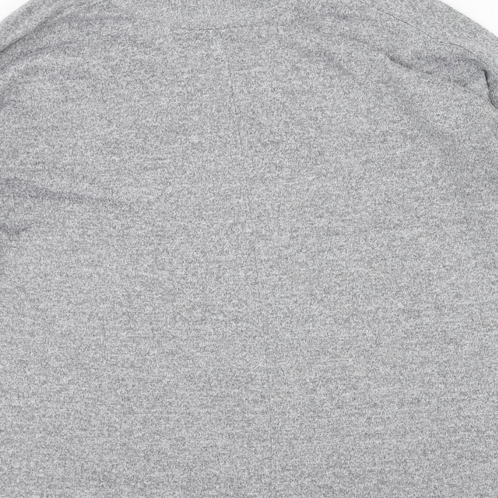 Marks and Spencer Womens Grey High Neck  Polyester Pullover Jumper Size 10