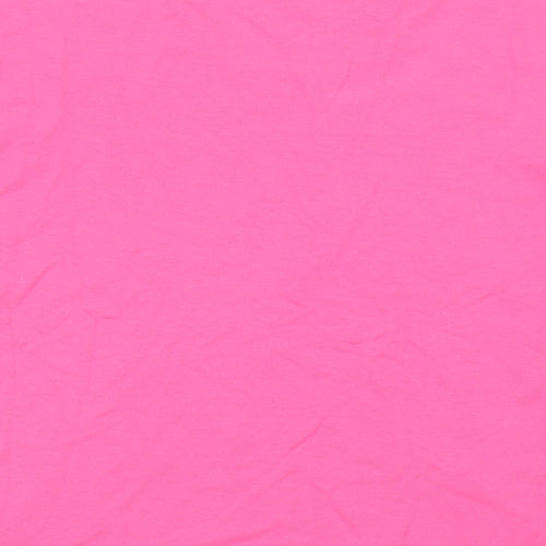 Gerry Weber Womens Pink  Viscose Basic T-Shirt Size 10 Crew Neck