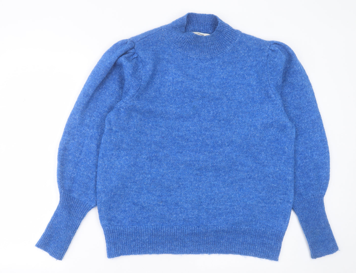 George Womens Blue Crew Neck  Polyester Pullover Jumper Size M