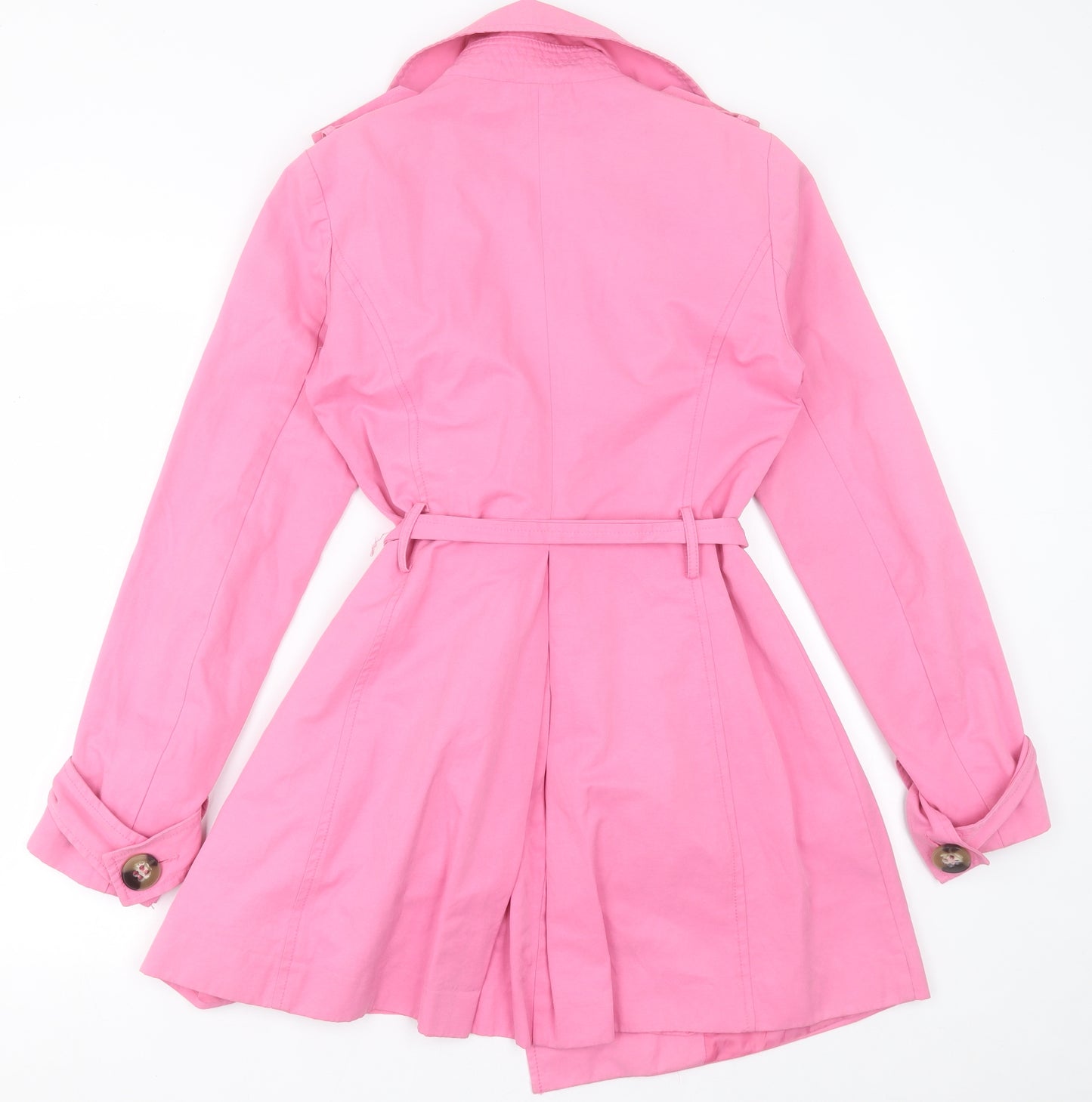 United Colors of Benetton Womens Pink   Jacket  Size 14  Button