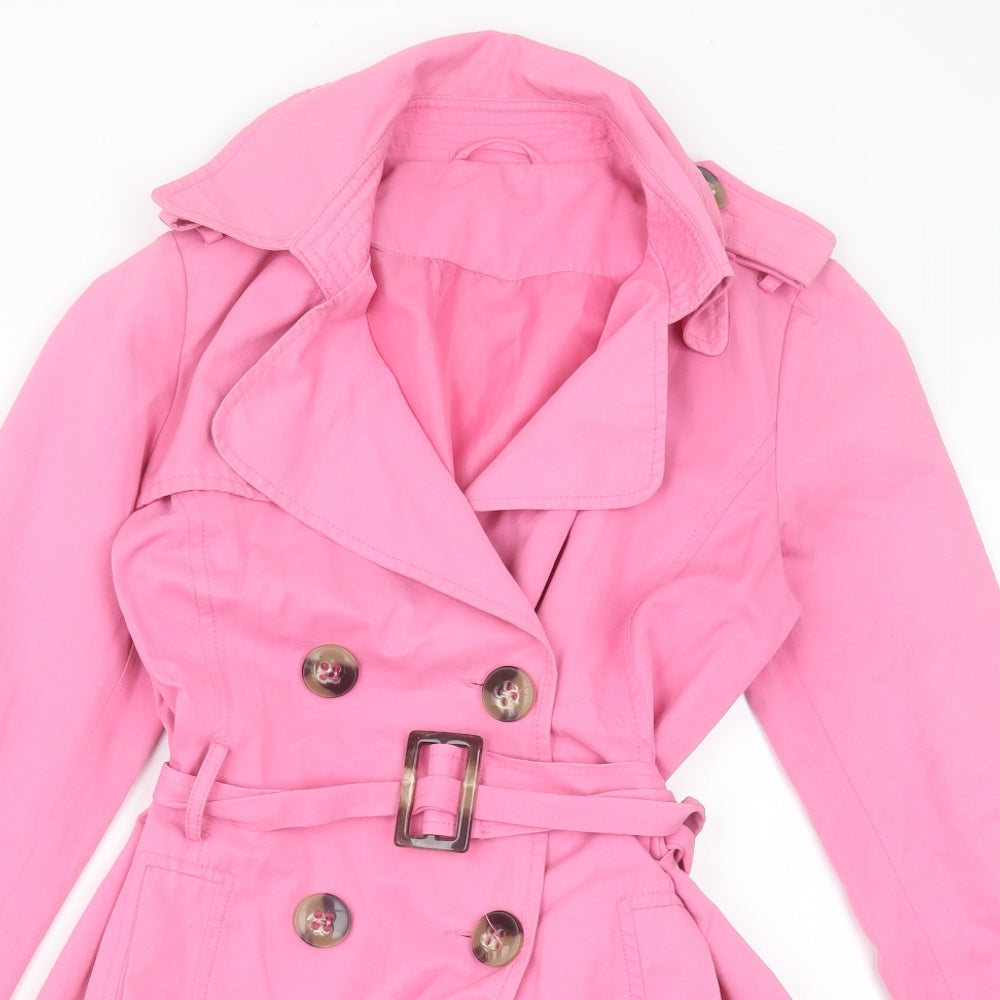 United Colors of Benetton Womens Pink   Jacket  Size 14  Button