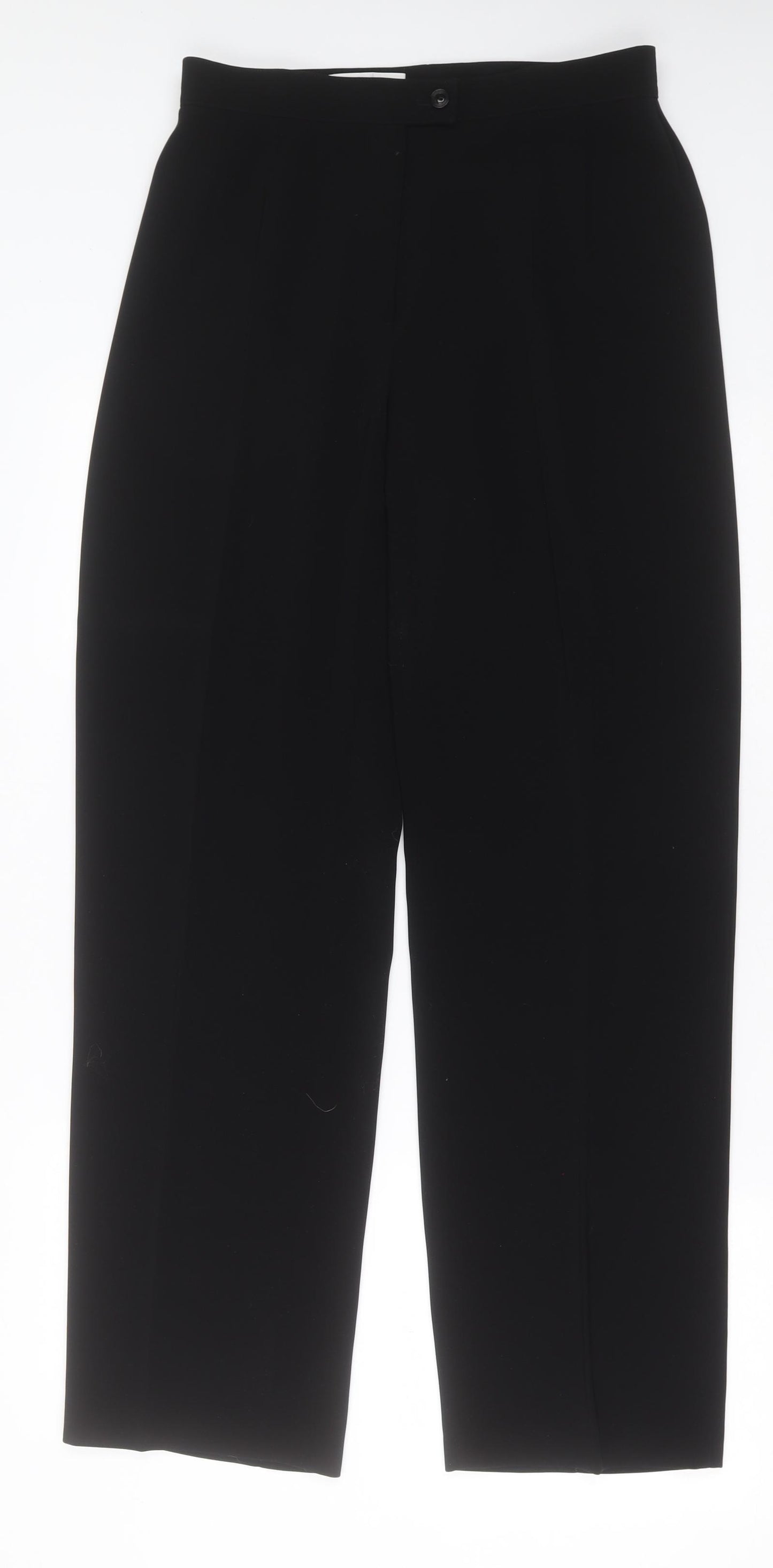 Gerry Weber Womens Black  Polyester Trousers  Size 14 L31 in Regular Button