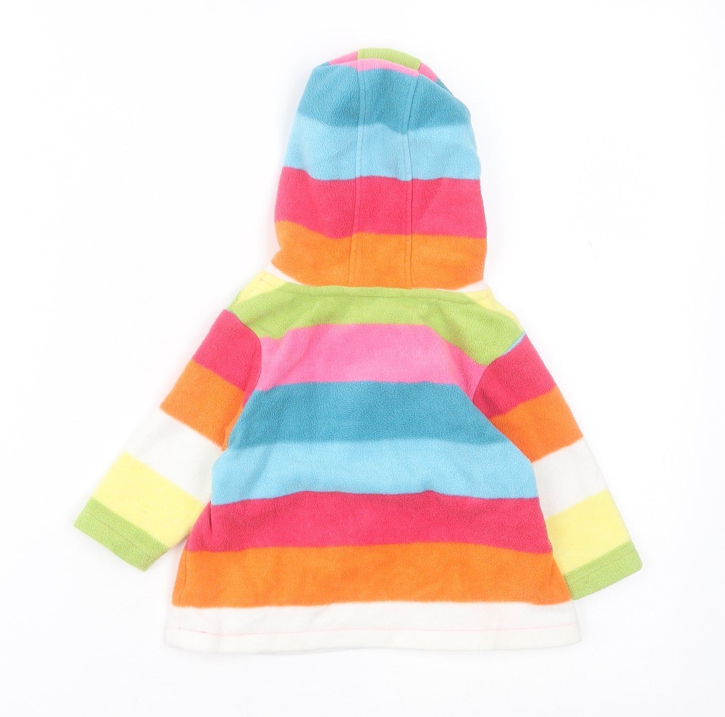 NEXT Girls Multicoloured Striped Polyester Pullover Jumper Size 3-6 Months  Pullover