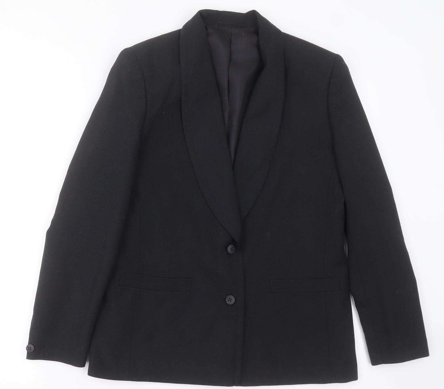 Alexon Womens Black   Jacket Blazer Size 10  Button