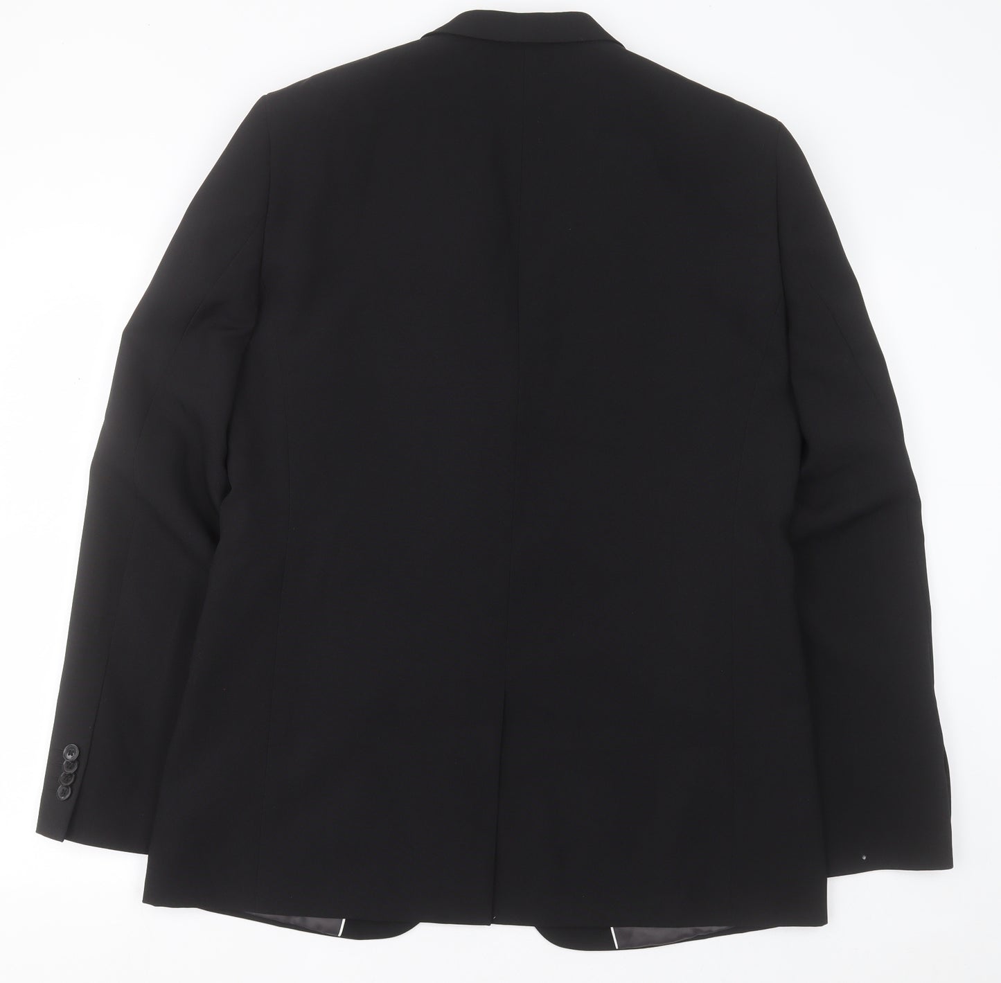 Taylor & Wright Mens Black  Polyester Jacket Suit Jacket Size 42