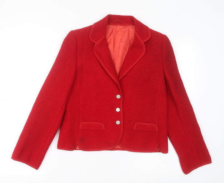 walkloden Womens Red   Jacket  Size 8  Button