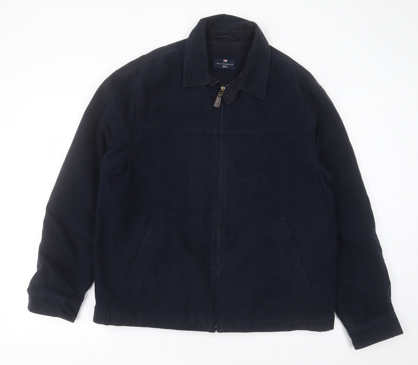 Blue Harbour Mens Blue   Jacket  Size L  Zip