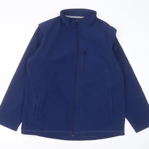 Old Salt Mens Blue   Jacket  Size L  Zip