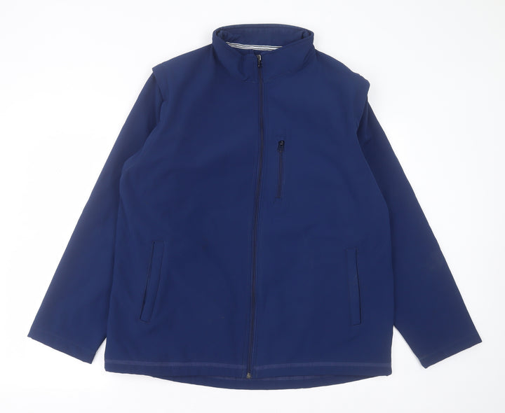 Old Salt Mens Blue   Jacket  Size L  Zip