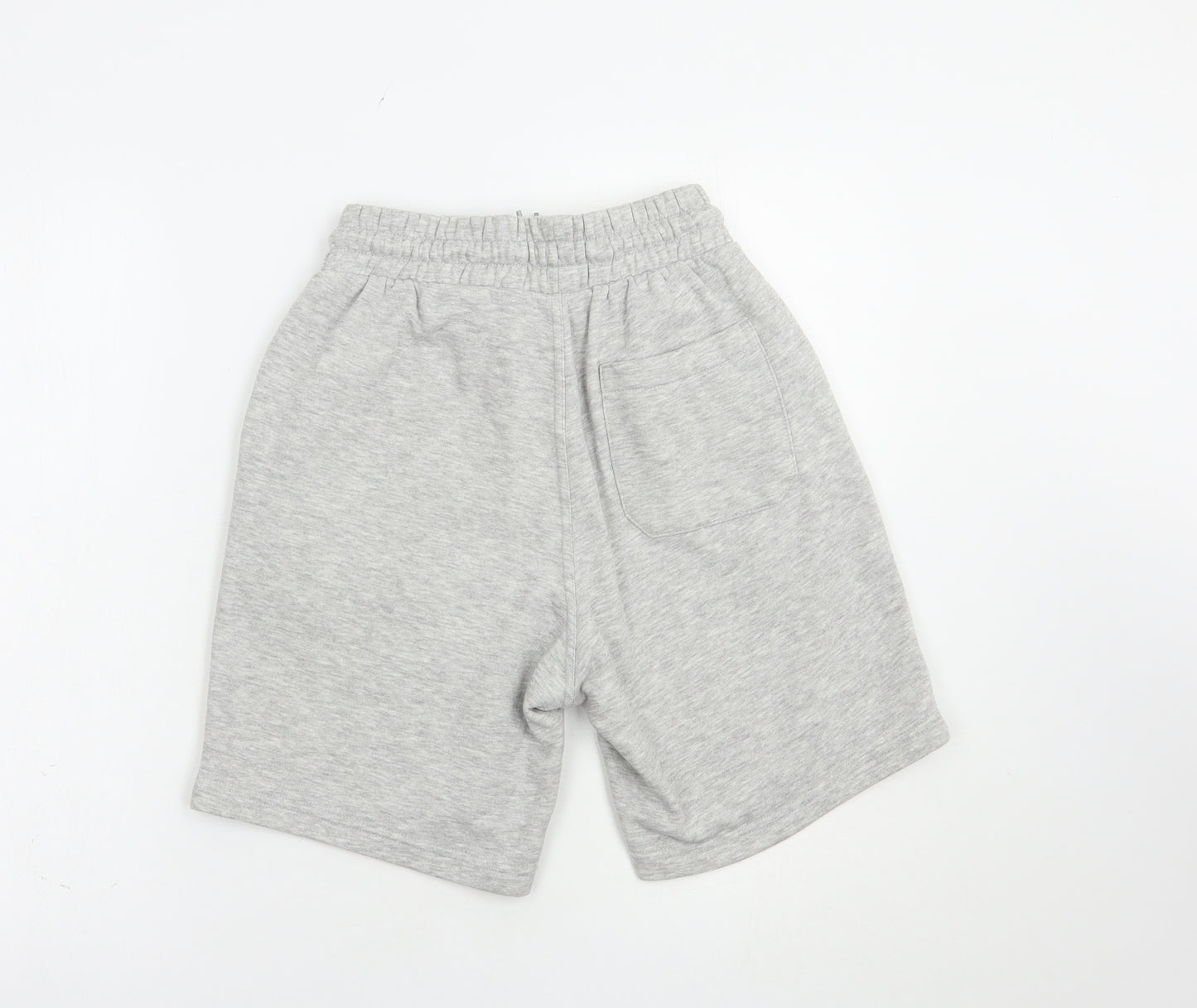 H&M Mens Grey  Cotton Sweat Shorts Size XS L7 in Regular Drawstring
