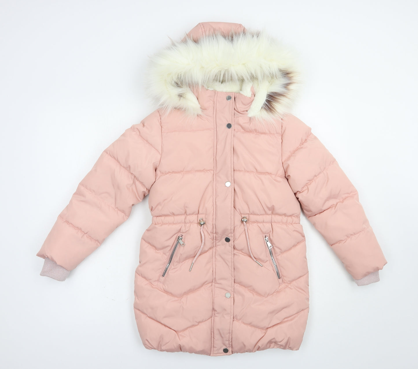 NEXT Girls Pink   Puffer Jacket Jacket Size 9 Years  Zip