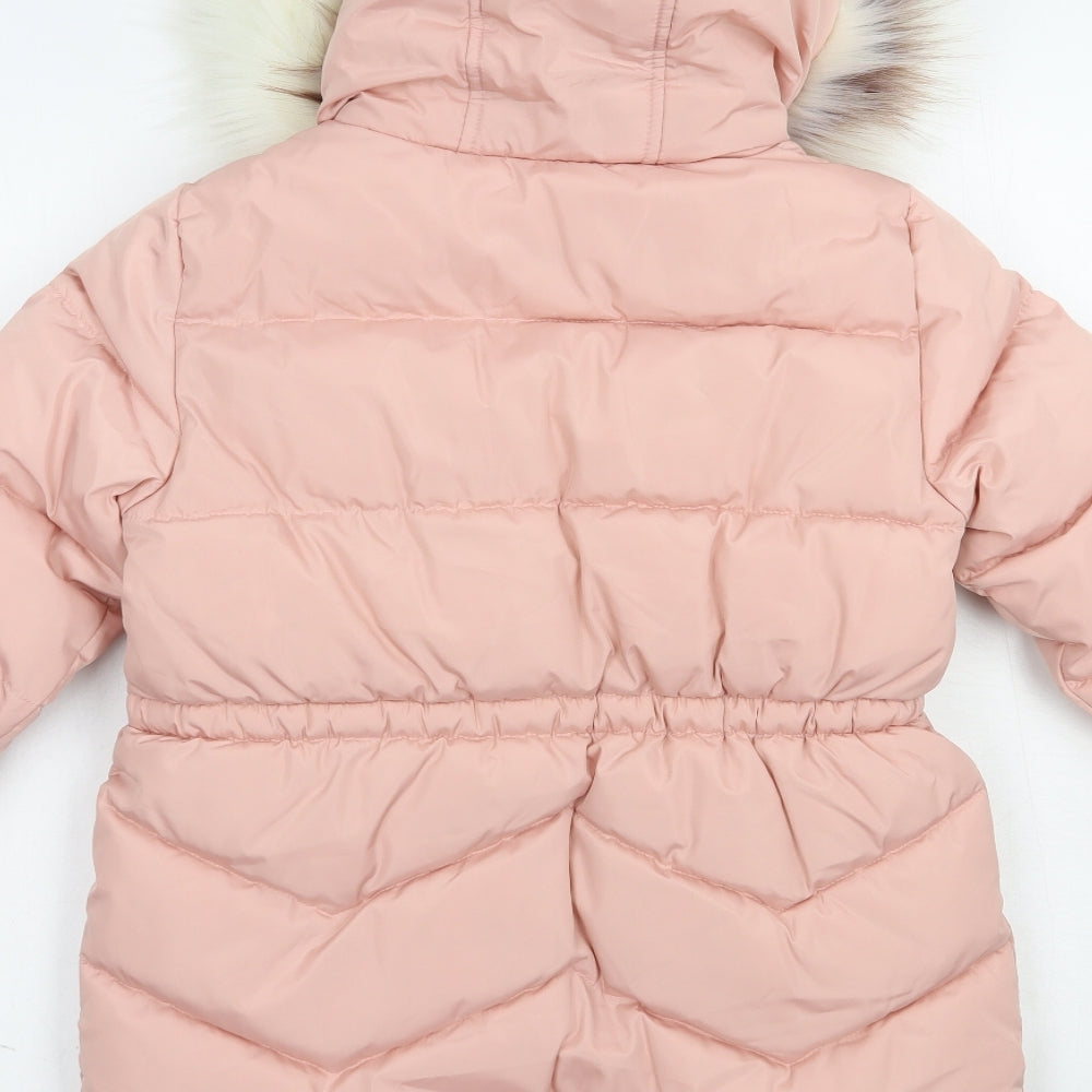 NEXT Girls Pink   Puffer Jacket Jacket Size 9 Years  Zip