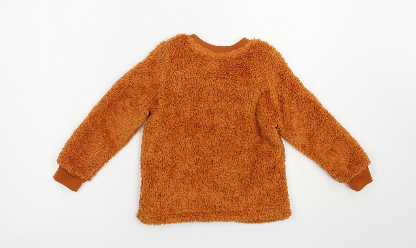 George Girls Brown  Polyester Pullover Sweatshirt Size 5-6 Years  Pullover - Cute Fox