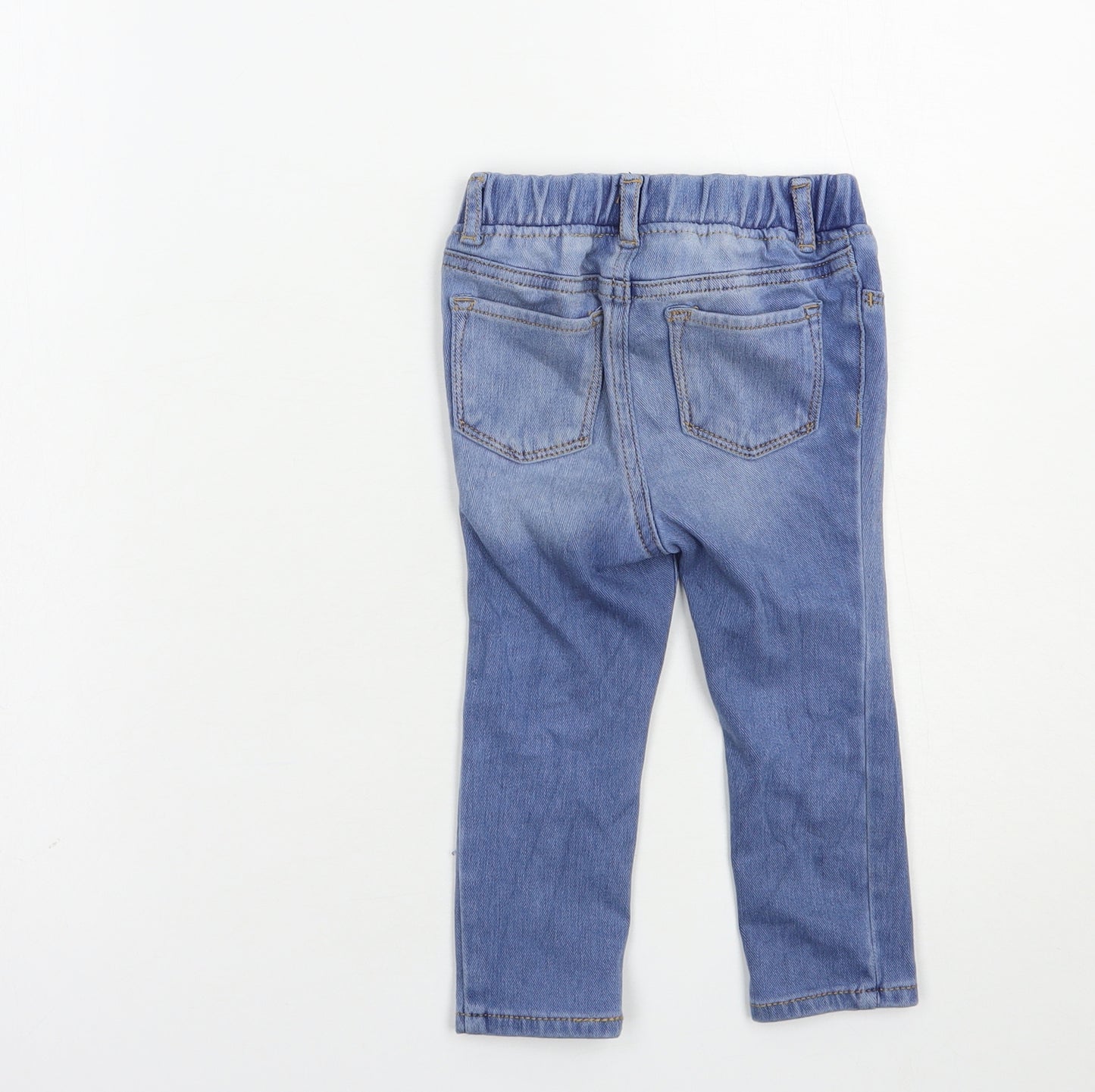Gap Girls Blue Polka Dot Cotton Jegging Jeans Size 2 Years  Regular